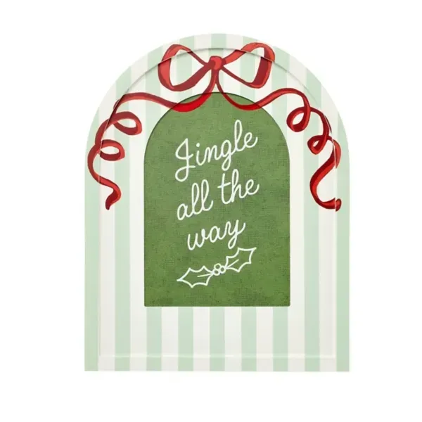 Kirklands Jingle All The Way Plaque 96278378 Kirklands Jingle All The Way Plaque 96278378 - Image 1