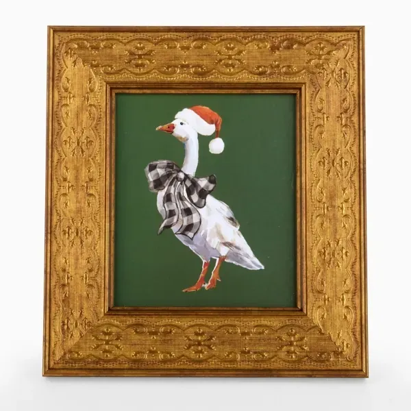 Kirklands Pippa the Christmas Goose Framed Art Print 89459213 Kirklands Pippa the Christmas Goose Framed Art Print 89459213 - Image 1