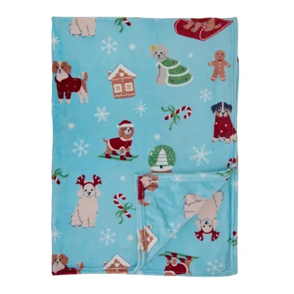 Kirklands Dogs Printed Throw 15711511 Kirklands Dogs Printed Throw 15711511 - Image 1