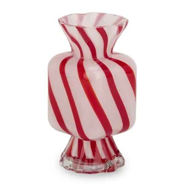 Kirklands Small Tabletop Peppermint Swirl Vase 56648412 Kirklands Small Tabletop Peppermint Swirl Vase 56648412 - Image 1