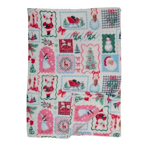 Kirklands Stamps Printed Throw 25359443 Kirklands Stamps Printed Throw 25359443 - Image 1