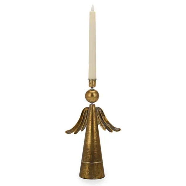 Kirklands Tabletop Angel Taper Holder, 12.5-inch 84151255 Kirklands Tabletop Angel Taper Holder, 12.5-inch 84151255 - Image 1
