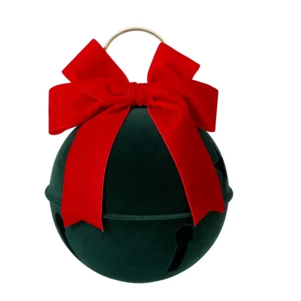 Kirklands Tabletop Bell with Black Velvet Bow 21294398 Kirklands Tabletop Bell with Black Velvet Bow 21294398 - Image 1