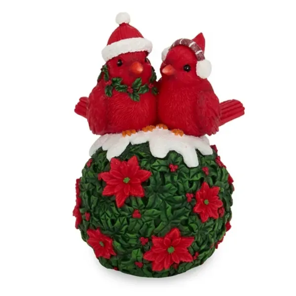 Kirklands Tabletop Cardnials On Holly Ornament 66642865 Kirklands Tabletop Cardnials On Holly Ornament 66642865 - Image 1
