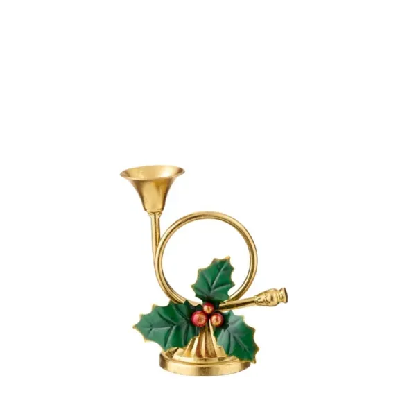Kirklands Tabletop French Horn Taper Holder, 8.75-inch 63844586 Kirklands Tabletop French Horn Taper Holder, 8.75-inch 63844586 - Image 1
