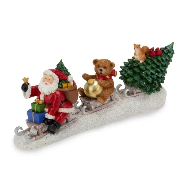 Kirklands Tabletop Holly Santa and Friends 11751726 Kirklands Tabletop Holly Santa and Friends 11751726 - Image 1