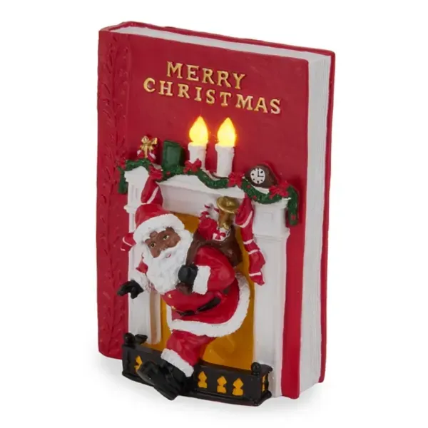 Kirklands Tabletop Merry Book with Santa LED 85642143 Kirklands Tabletop Merry Book with Santa LED 85642143 - Image 1