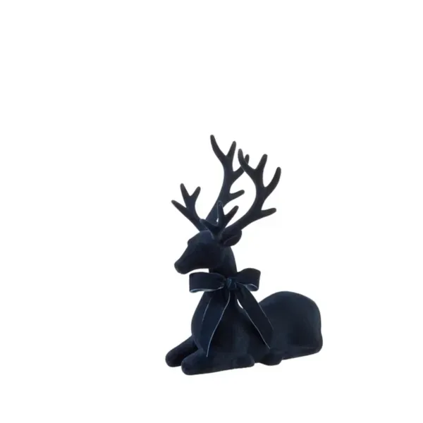 Kirklands Velvet Deer Figures, 8-inch 85719159 Kirklands Velvet Deer Figures, 8-inch 85719159 - Image 1