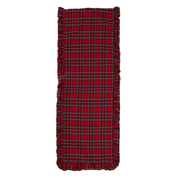 Kirklands Burgundy Plaid Table Runner, 90-inch 59518364 Kirklands Burgundy Plaid Table Runner, 90-inch 59518364 - Image 1
