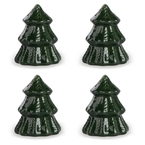 Kirklands Evergreen Place Card Holders Pkg/4 78775676 Kirklands Evergreen Place Card Holders Pkg/4 78775676 - Image 1