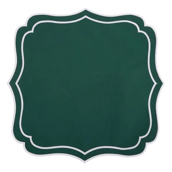 Kirklands Green Heirloom Placemats Set of 2 31969555 Kirklands Green Heirloom Placemats Set of 2 31969555 - Image 1