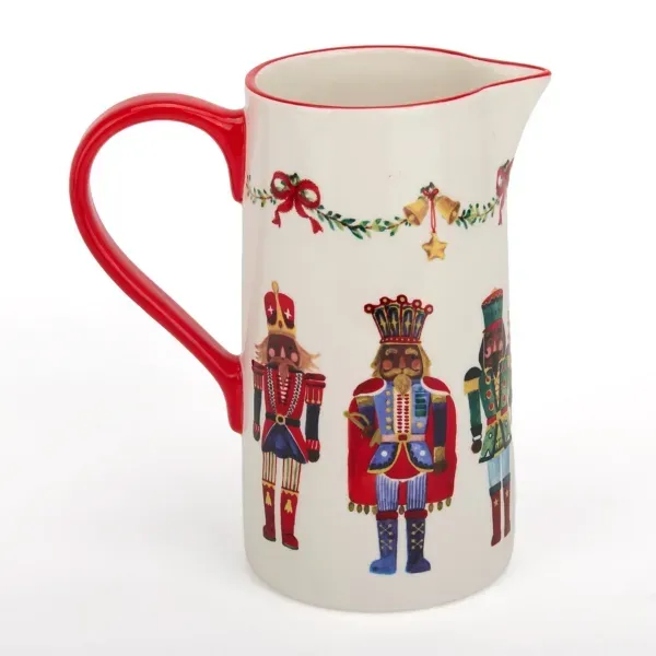 Kirklands Jolly Nutcracker Christmas Pitcher 27851117 Kirklands Jolly Nutcracker Christmas Pitcher 27851117 - Image 1