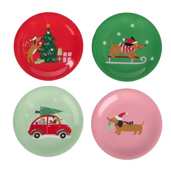 Kirklands Melamine Salad Plate Set of 4 61392828 Kirklands Melamine Salad Plate Set of 4 61392828 - Image 1