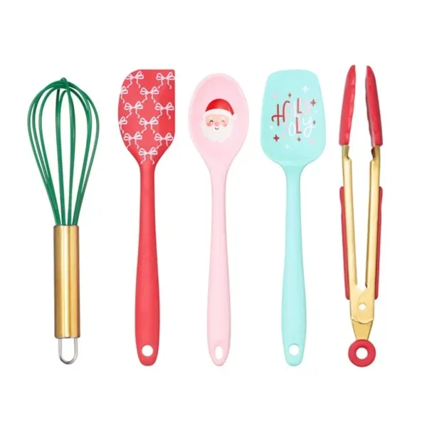 Kirklands Mini Christmas Utensil Set of 5 13811657 Kirklands Mini Christmas Utensil Set of 5 13811657 - Image 1