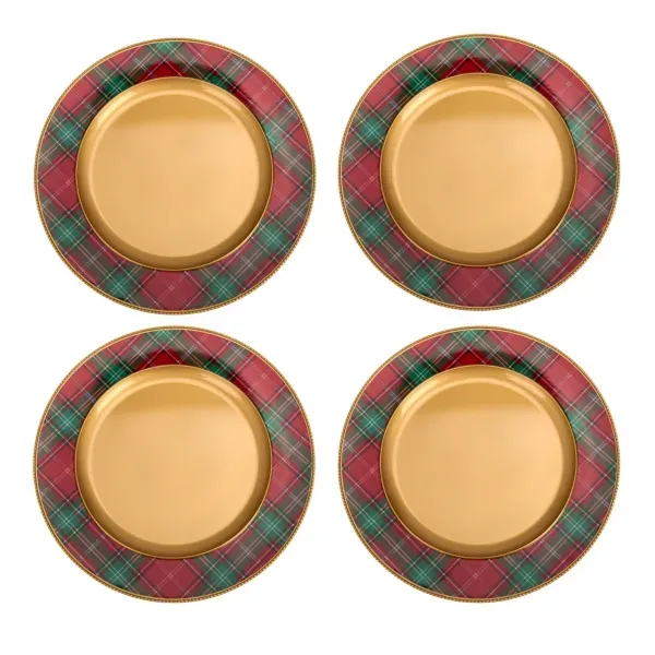 Kirklands Plaid Charger Set 43511593 Kirklands Plaid Charger Set 43511593 - Image 1