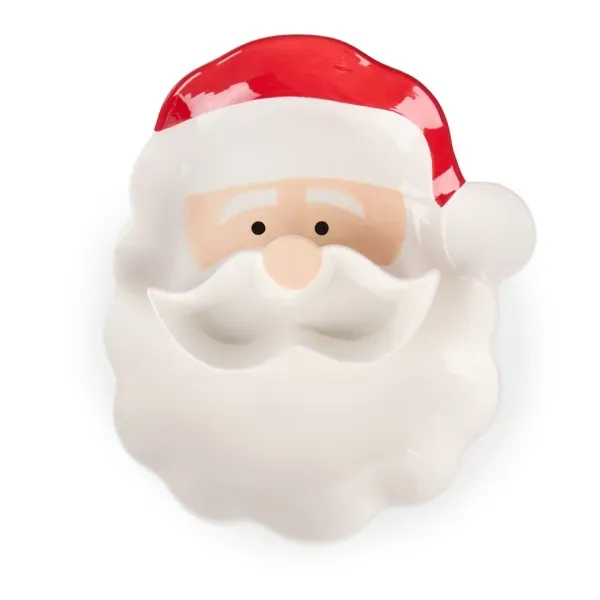 Kirklands Santa Chips and Dip Dish 25536132 Kirklands Santa Chips and Dip Dish 25536132 - Image 1