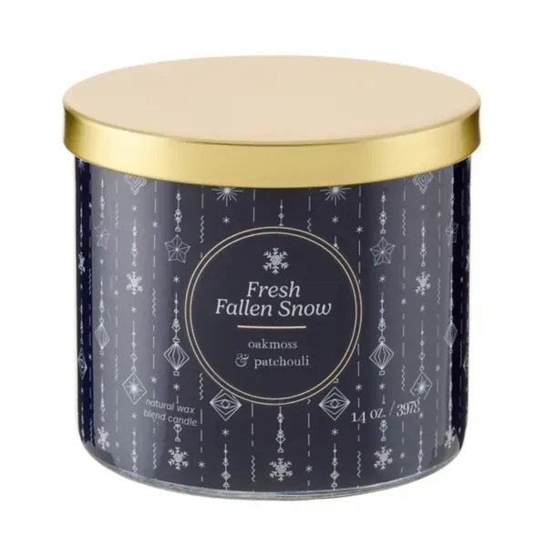 Kirklands Fresh Fallen Snow 3-Wick Jar Candle, 14 oz. 27847134 Kirklands Fresh Fallen Snow 3-Wick Jar Candle, 14 oz. 27847134 - Image 1