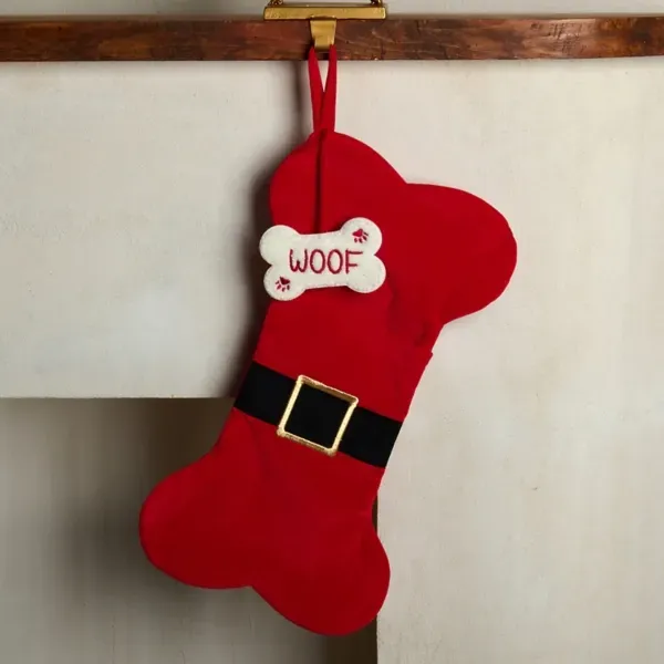 Kirklands Dog Bone Stocking 63257932 Kirklands Dog Bone Stocking 63257932 - Image 1