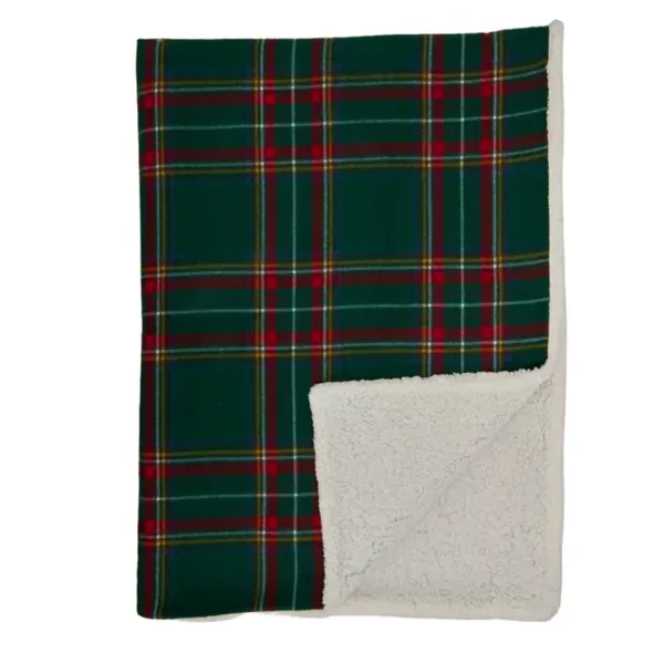 Kirklands Green Plaid Jacquard Throw 84484562 Kirklands Green Plaid Jacquard Throw 84484562 - Image 1
