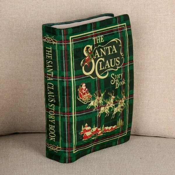 Kirklands The Santa Claus Book Shaped Pillow 99785975 Kirklands The Santa Claus Book Shaped Pillow 99785975 - Image 1