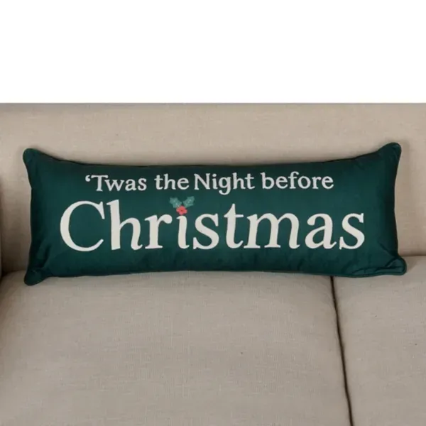 Kirklands Twas The Night Before Pillow 68319618 Kirklands Twas The Night Before Pillow 68319618 - Image 1