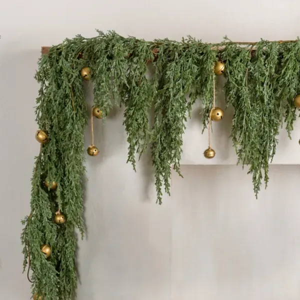 Kirklands Juniper Hanging Bells Christmas Garland 33187847 Kirklands Juniper Hanging Bells Christmas Garland 33187847 - Image 1