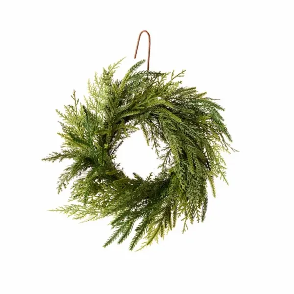 Kirklands Juniper Norfork 14in Mini Wreath 89655314 Kirklands Juniper Norfork 14in Mini Wreath 89655314 - Image 1