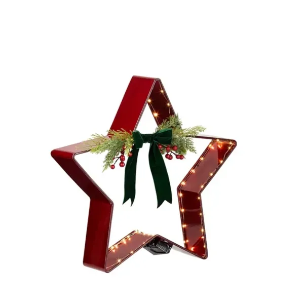 Kirklands LED Winterberry Cutout Star, 21-inch 54551412 Kirklands LED Winterberry Cutout Star, 21-inch 54551412 - Image 1