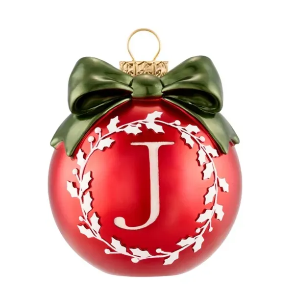 Kirklands Monogram J Ornament 72149529 Kirklands Monogram J Ornament 72149529 - Image 1