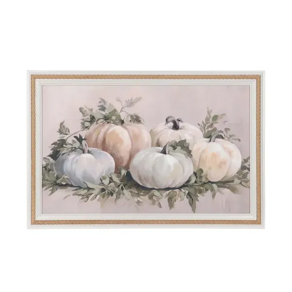 Kirklands Pumpkin Botanicals Framed Art 57634893 Kirklands Pumpkin Botanicals Framed Art 57634893 - Image 1