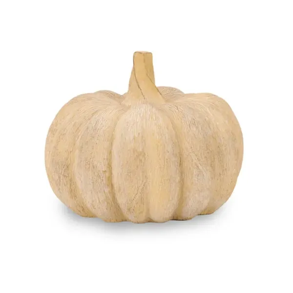 Kirklands Natural Carved-Look Resin Harvest Pumpkin, 7-inch 11363669 Kirklands Natural Carved-Look Resin Harvest Pumpkin, 7-inch 11363669 - Image 1