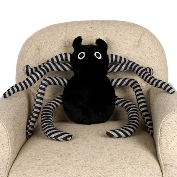 Kirklands Spider with Striped Legs Pillow 33556691 Kirklands Spider with Striped Legs Pillow 33556691 - Image 1