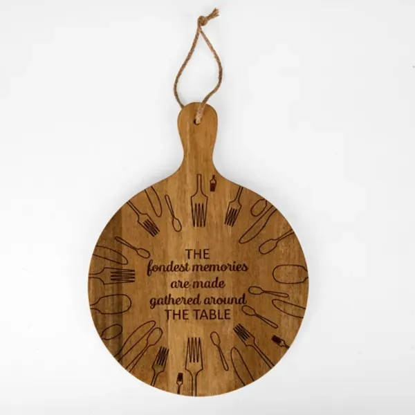 Kirklands Fondest Memories Round Serving Board 49342728 Kirklands Fondest Memories Round Serving Board 49342728 - Image 1