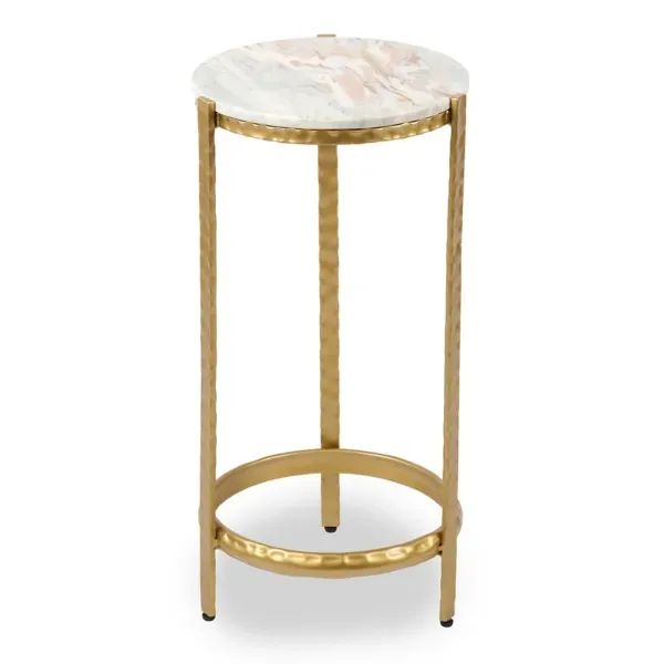 Kirklands Gold Metal Round Stella Cocktail Table 42283396 Kirklands Gold Metal Round Stella Cocktail Table 42283396 - Image 1