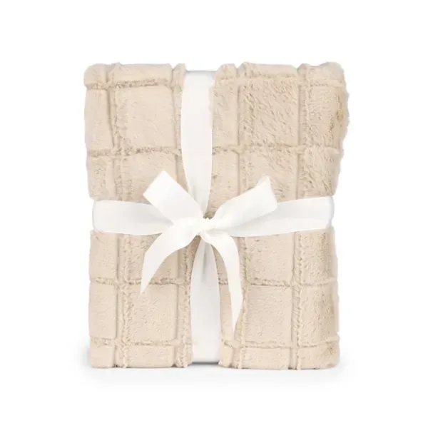 Kirklands Ivory Faux Fur Grid Throw 37135838 Kirklands Ivory Faux Fur Grid Throw 37135838 - Image 1