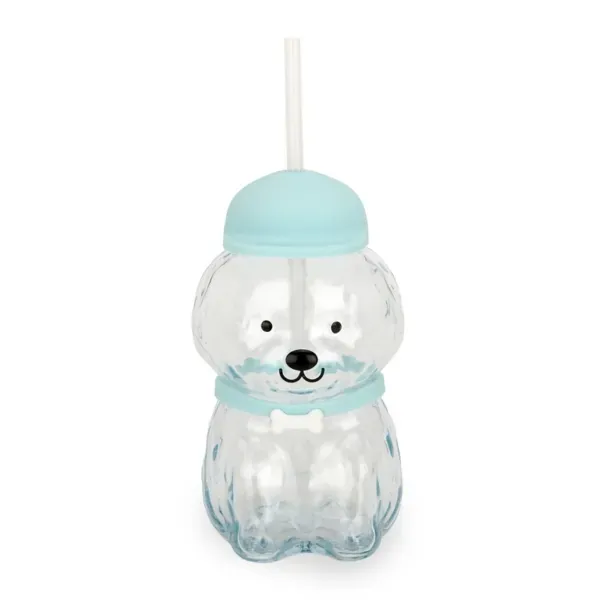 Kirklands Teddy Doodle Shaped Glass Tumbler 84986992 Kirklands Teddy Doodle Shaped Glass Tumbler 84986992 - Image 1