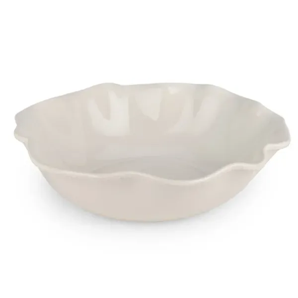 Kirklands Small White Wavy Beaded Serving Bowl 93361216 Kirklands Small White Wavy Beaded Serving Bowl 93361216 - Image 1