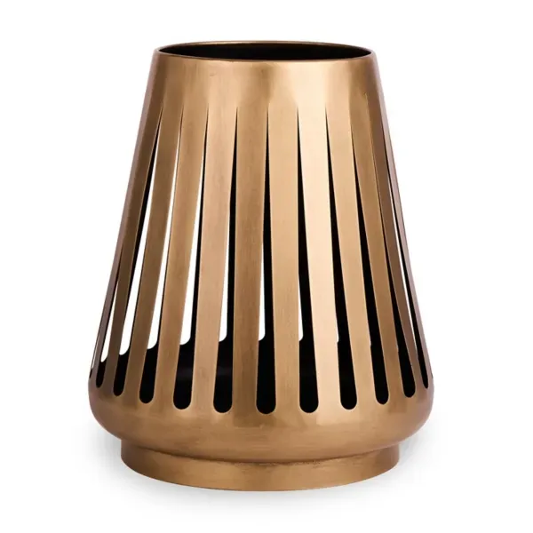 Kirklands Pierced Gold Hurricane, 11.6 in. 95971733 Kirklands Pierced Gold Hurricane, 11.6 in. 95971733 - Image 1